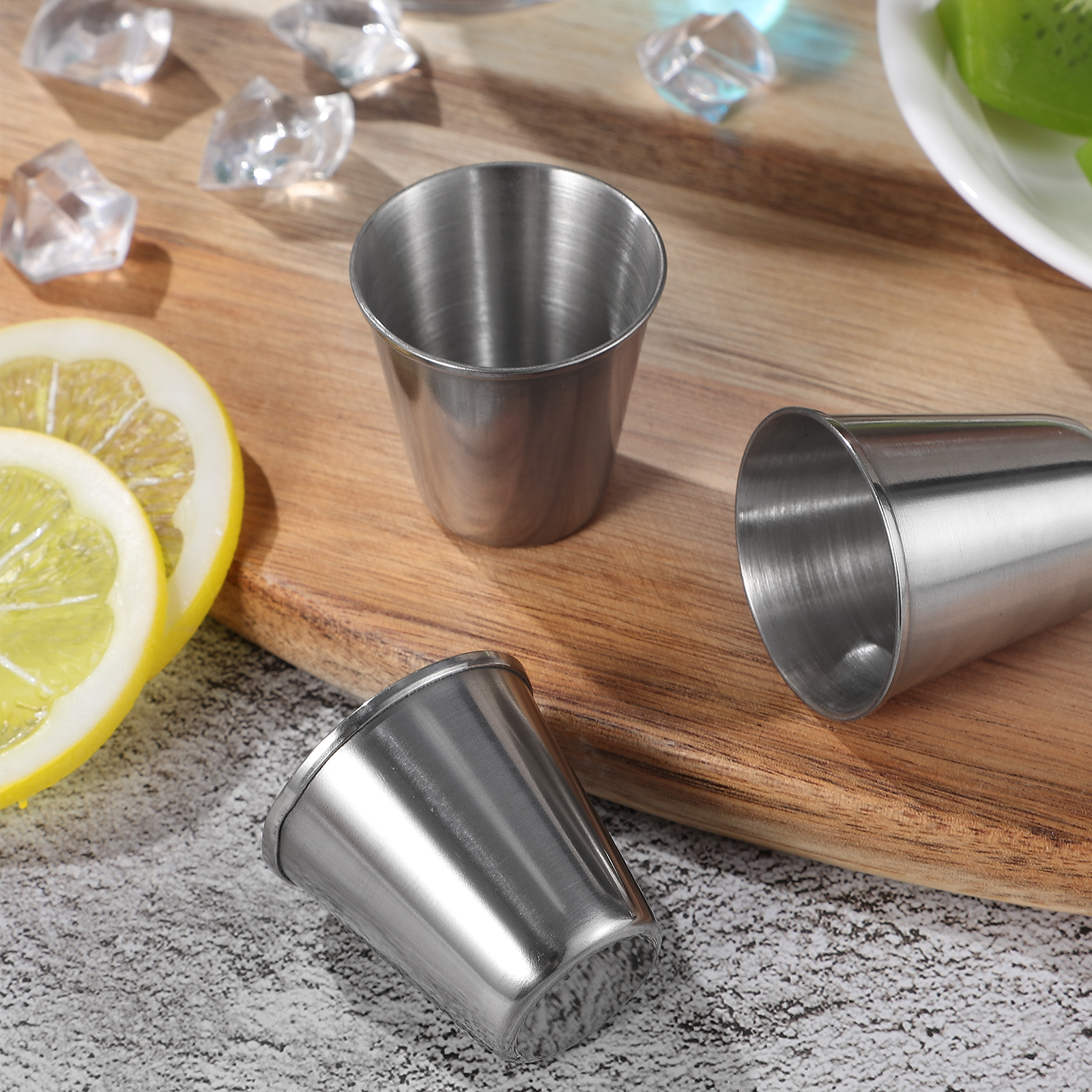 12pcs Stainless Steel Shot Cup - Coffee Tea Vodka avaliação e preço