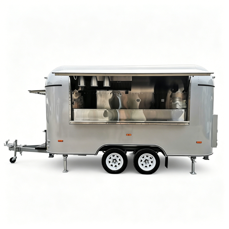 Food Truck Trailer Street Cate - Coffee Tea Van avaliação e preço