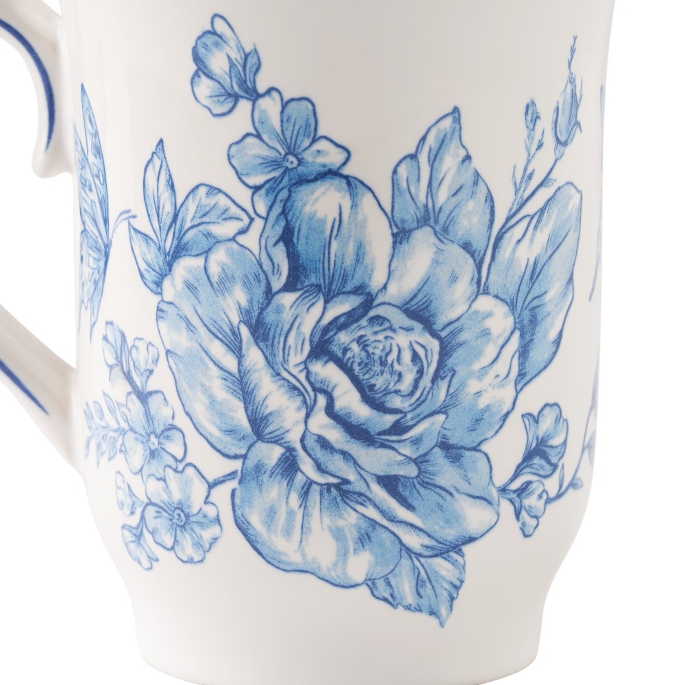 Elegant Blue Stoneware Coffee  - Coffee Tea Or avaliação e preço