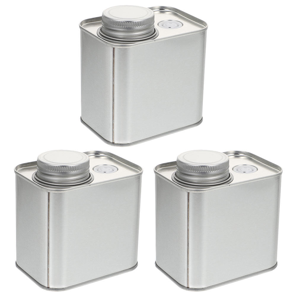 3Pcs Silver Canister Set Coffe - Coffee Tea Jar Set avaliação e preço