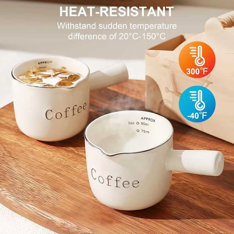 Mini Ceramic Coffee Cup with H - Coffee Tea Cups avaliação e preço