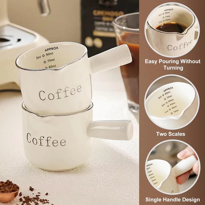Mini Ceramic Coffee Cup with H - Coffee Tea Cups avaliação e preço