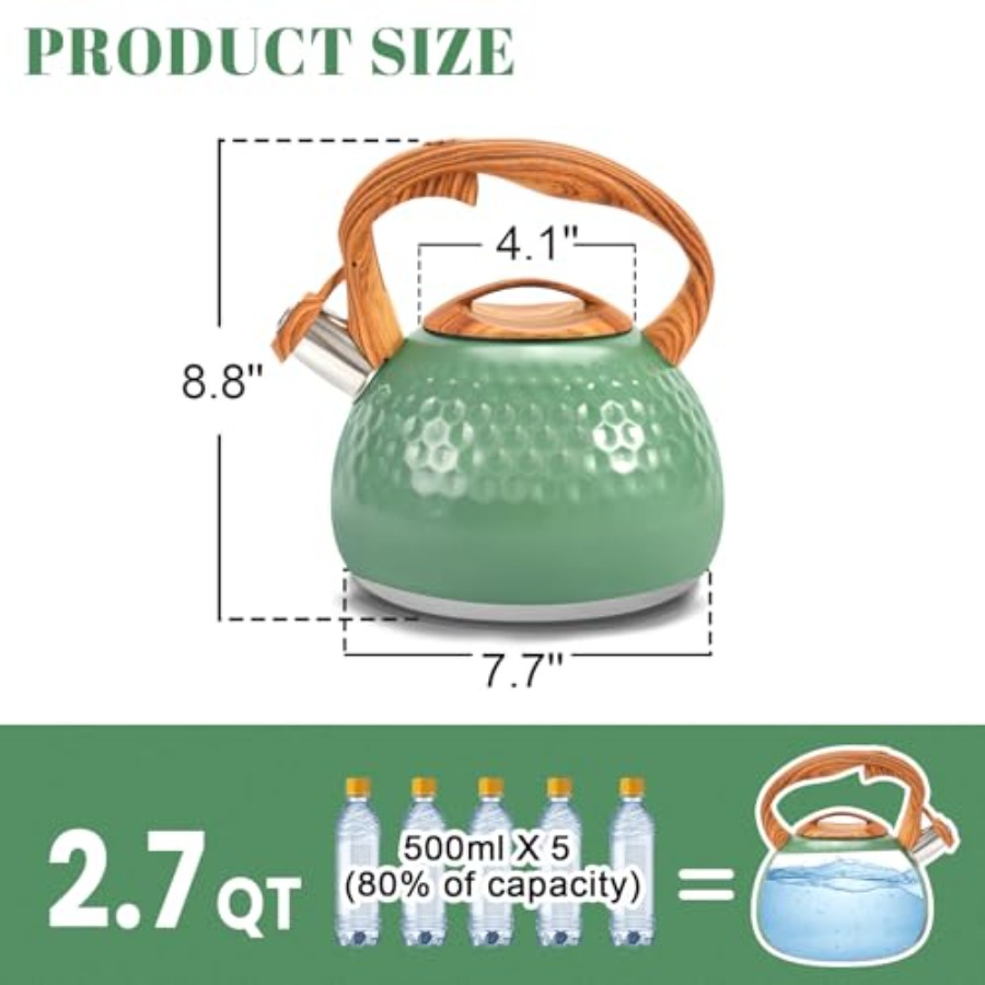 Stove Top Tea Kettle with Loud - Coffee Tea Or avaliação e preço