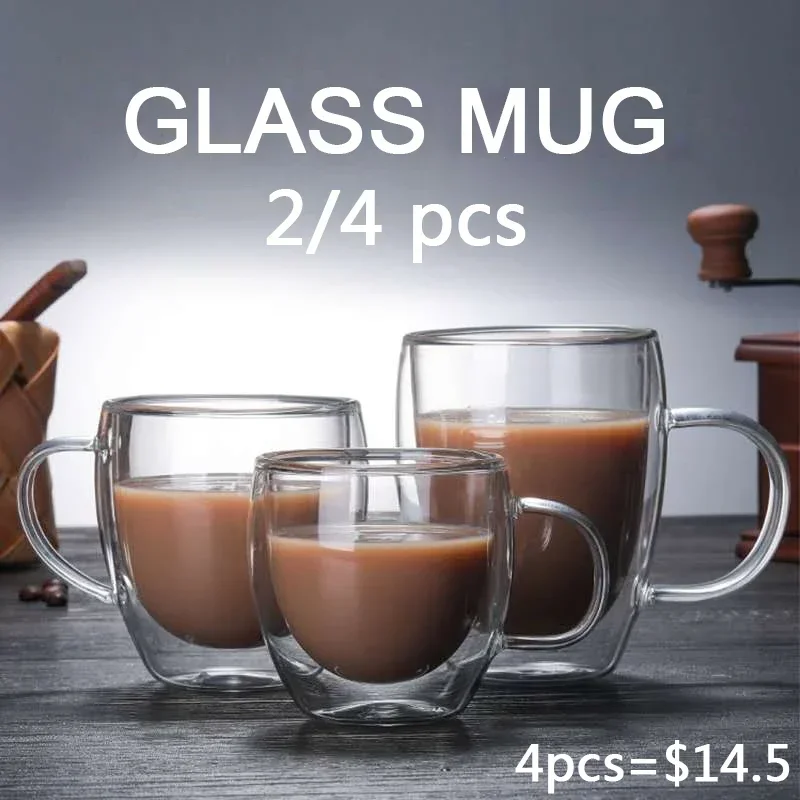 Double Bottom Wall Glass Coffe - Coffee Tea Vodka avaliação e preço