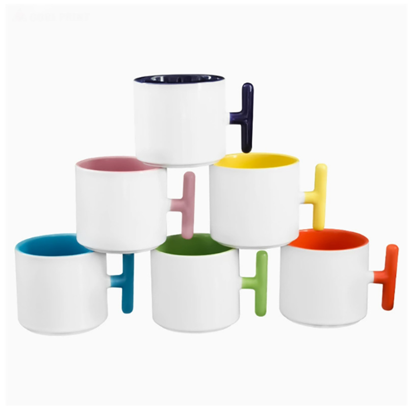 2PCS Creativity T-shaped handl - Coffee Tea Logo avaliação e preço