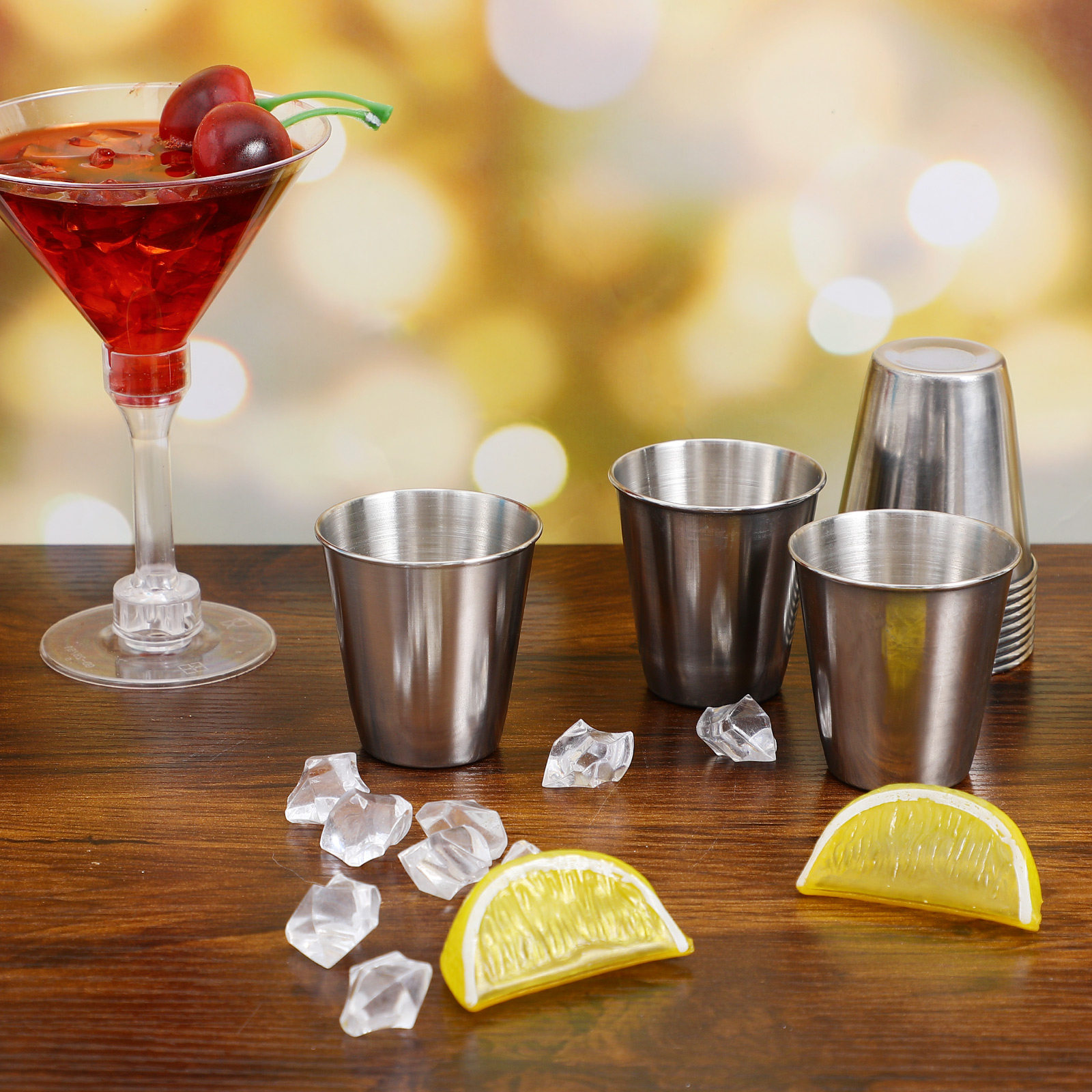 12Pcs Stainless Steel Shot Cup - Coffee Tea Vodka avaliação e preço