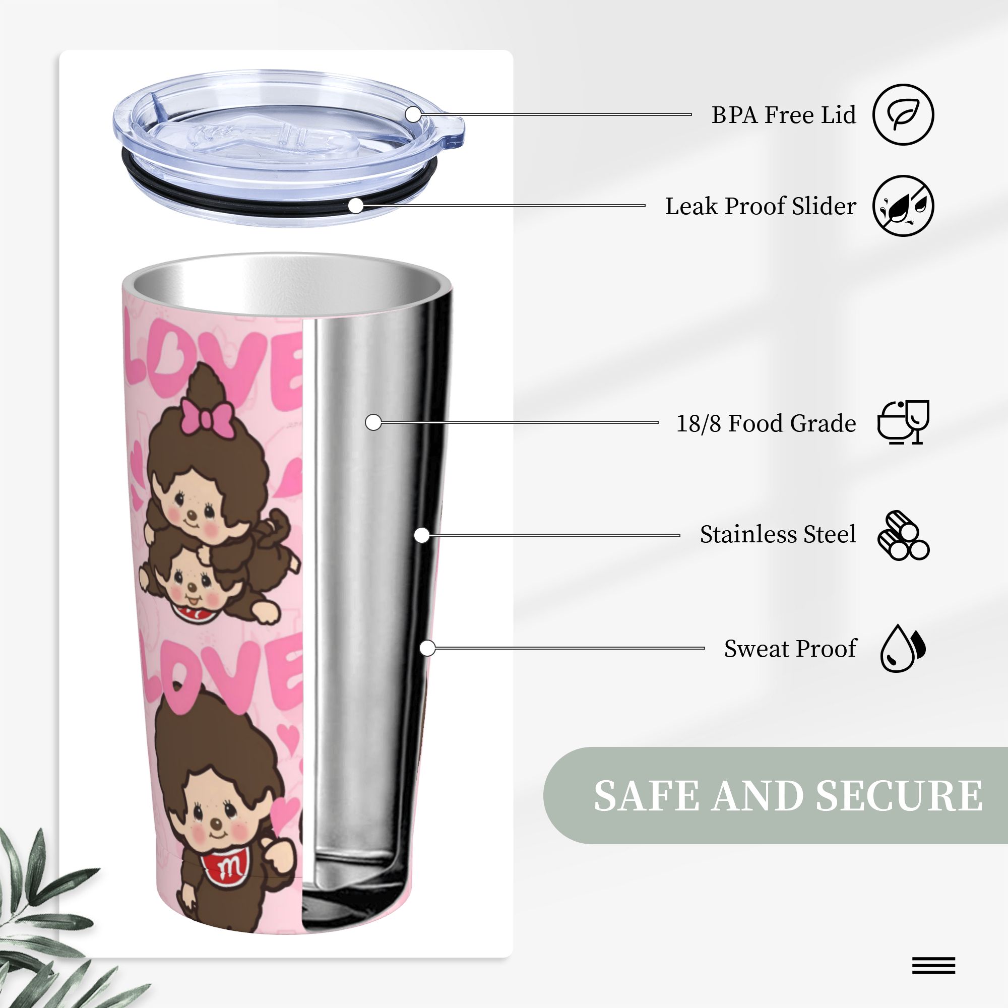 Cute Monchichis Chimutan Stain - Cold Brew Jar avaliação e preço