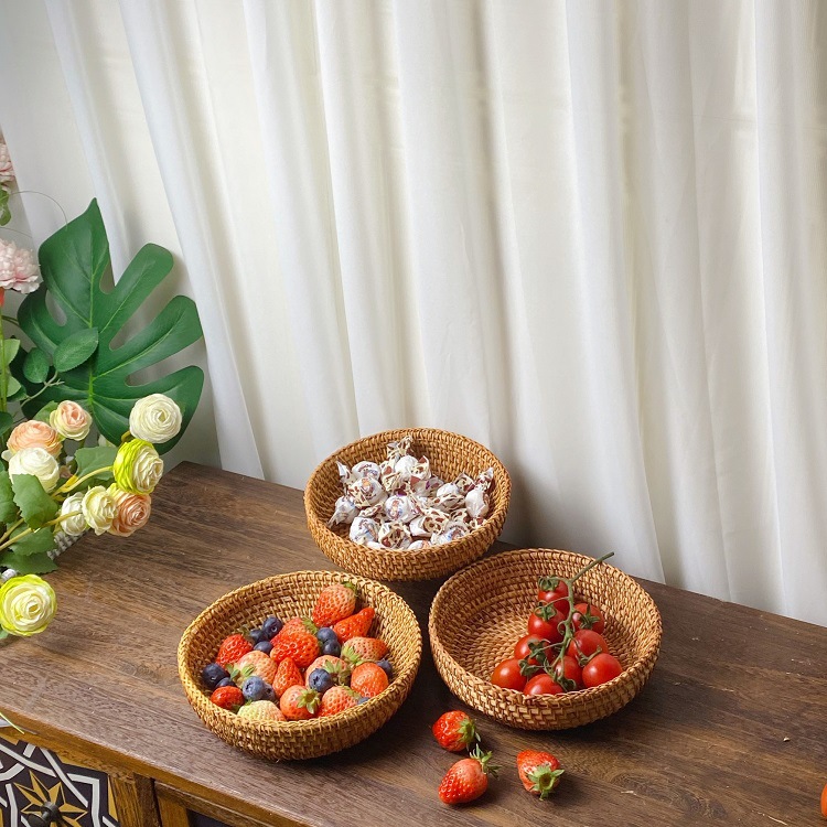 Vietnam Rattan Fruit Basket Te - Vietnam Coffee Tea avaliação e preço