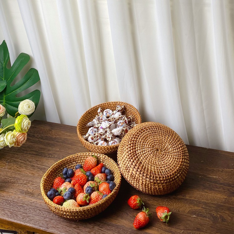 Vietnam Rattan Fruit Basket Te - Vietnam Coffee Tea avaliação e preço