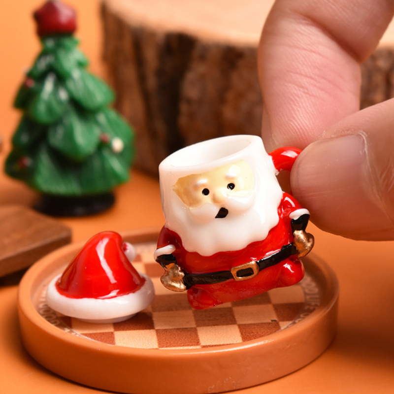 Mini Santa Teacup Ornament - R - Mug Tea Coffee avaliação e preço