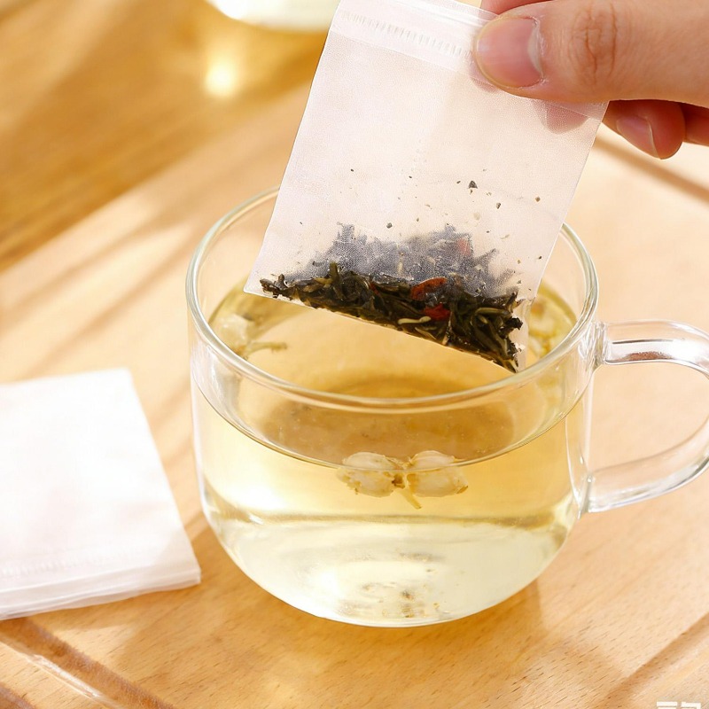200/50Pcs Nylon Tea Bags Small - Coffee Leaves Tea avaliação e preço