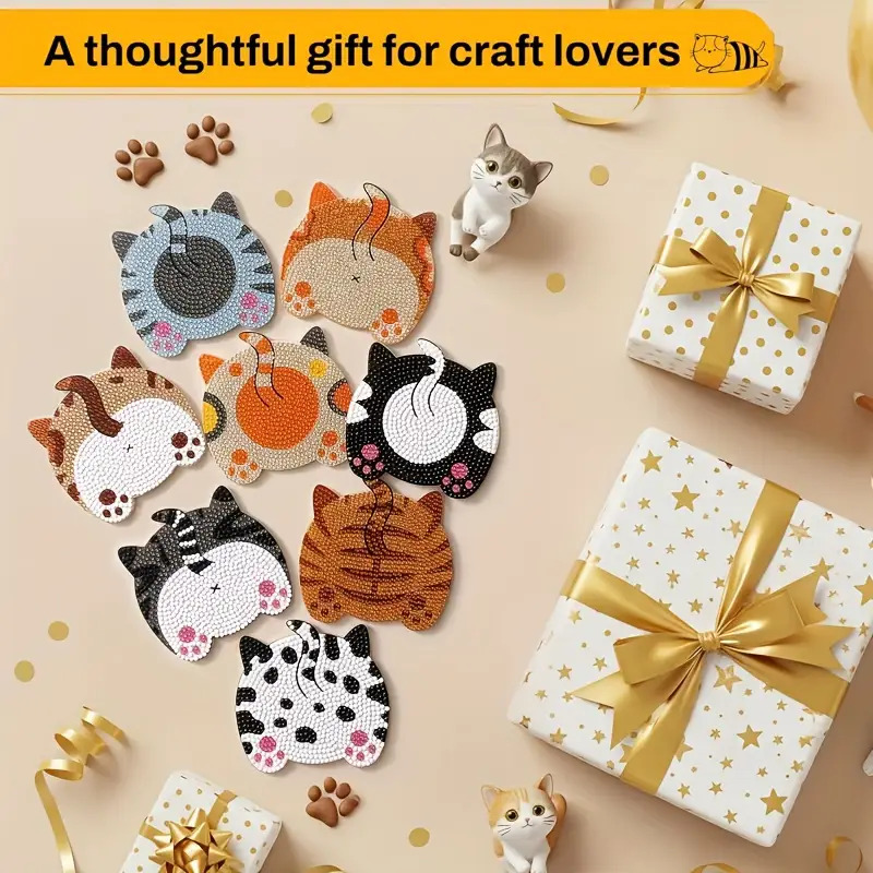 8-piece DIY Diamond Painting W - Mug Tea Coffee avaliação e preço