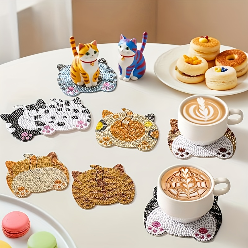 8-piece DIY Diamond Painting W - Mug Tea Coffee avaliação e preço