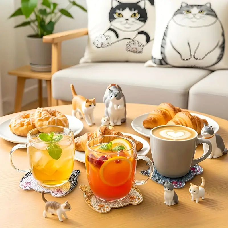 8-piece DIY Diamond Painting W - Mug Tea Coffee avaliação e preço