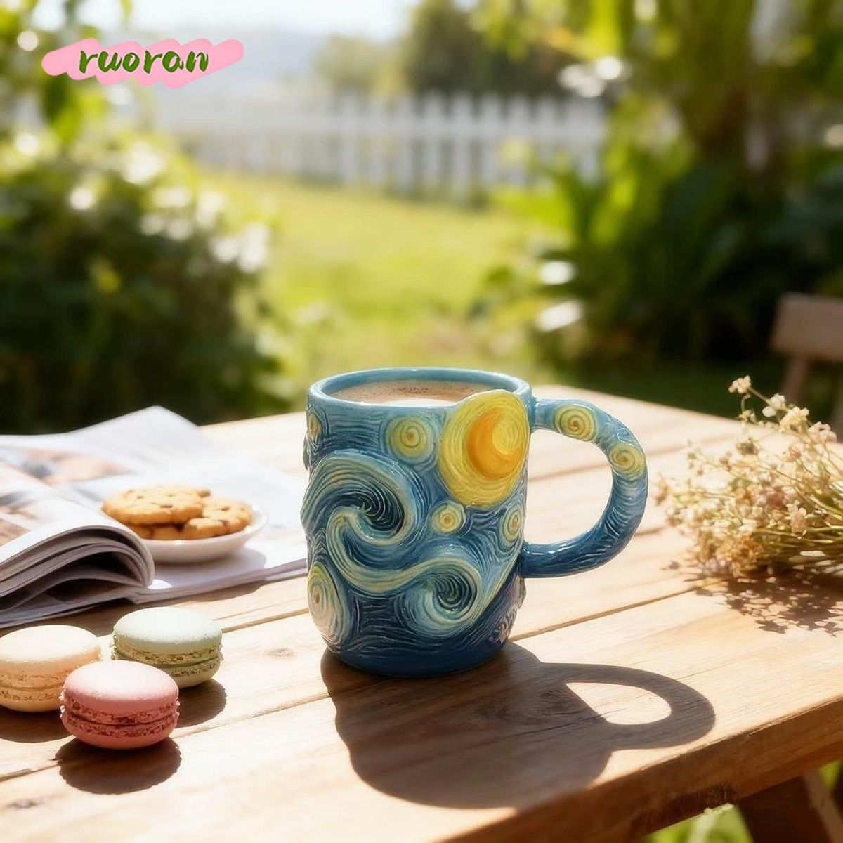 Van Gogh Starry Night Mug Crea - Coffee Tea Van avaliação e preço