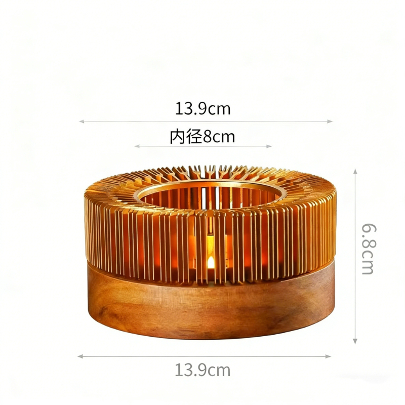Gold Hollow Aluminum Alloy Tea - Coffee Tea Stand avaliação e preço