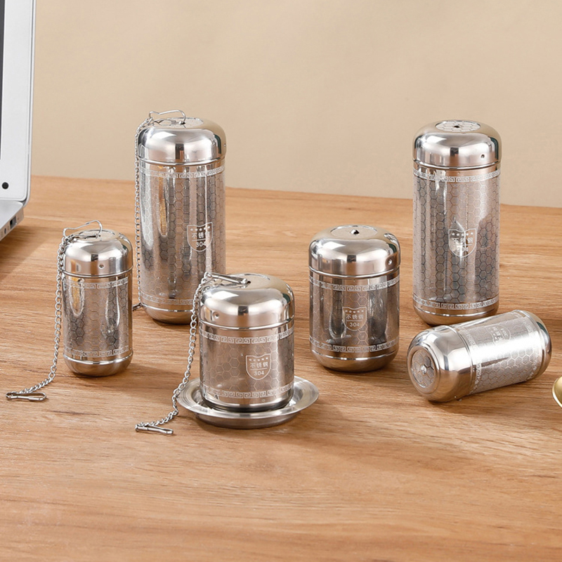 Stainless Steel Tea Infuser Te - Coffee Leaves Tea avaliação e preço
