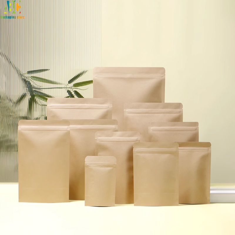 Print Craft paper Zipper Bag R - Coffee Tea Logo avaliação e preço
