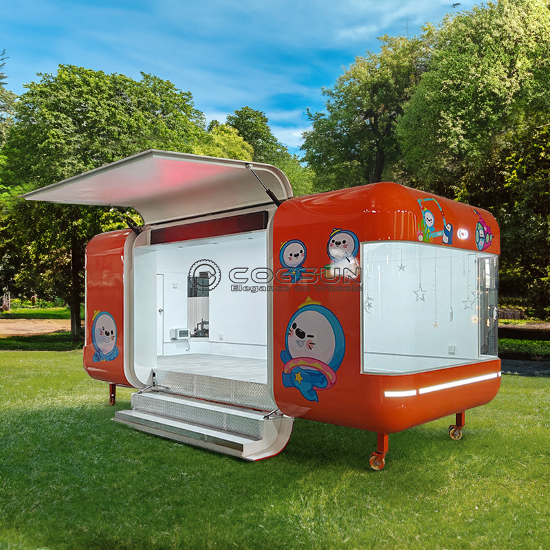 Street Mobile Food Trailer Piz - Coffee Tea Van avaliação e preço