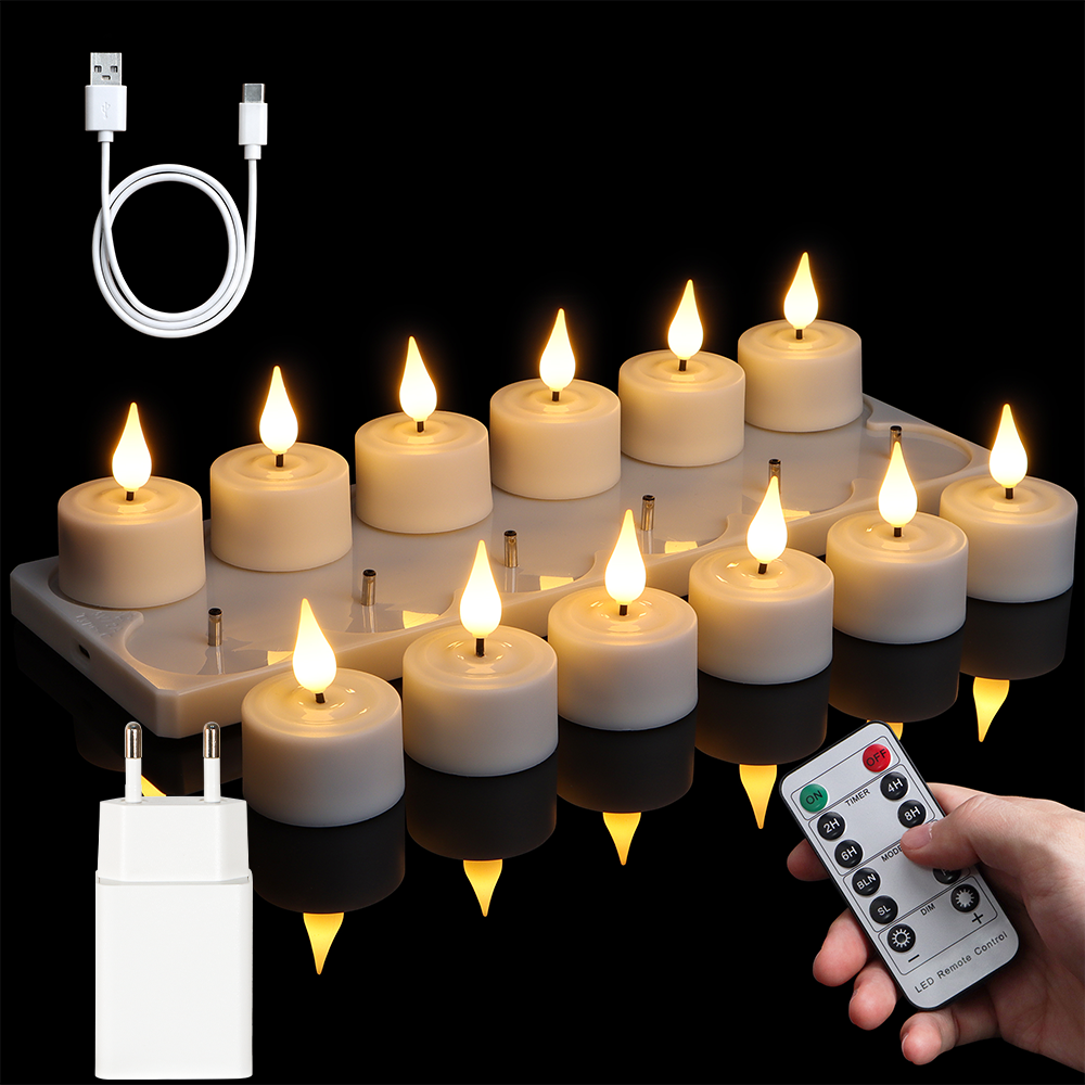 LED Candle Light Rechargeable  - Mug Tea Coffee avaliação e preço