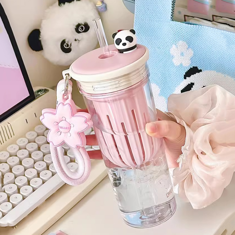 650ml Kawaii Water Bottle With - Coffee Tea Equipment avaliação e preço