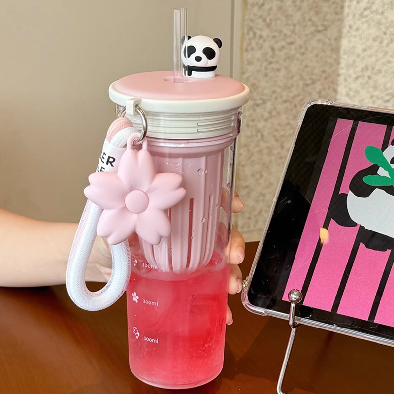 650ml Kawaii Water Bottle With - Coffee Tea Equipment avaliação e preço