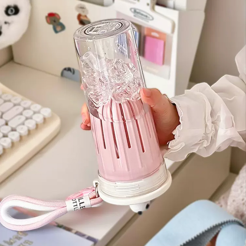 650ml Kawaii Water Bottle With - Coffee Tea Equipment avaliação e preço