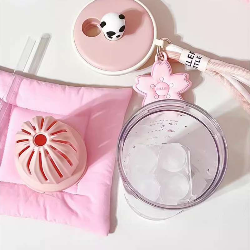 650ml Kawaii Water Bottle With - Coffee Tea Equipment avaliação e preço