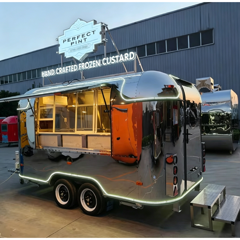 Food Truck Trailer Mobile Rest - Coffee Tea Equipment avaliação e preço