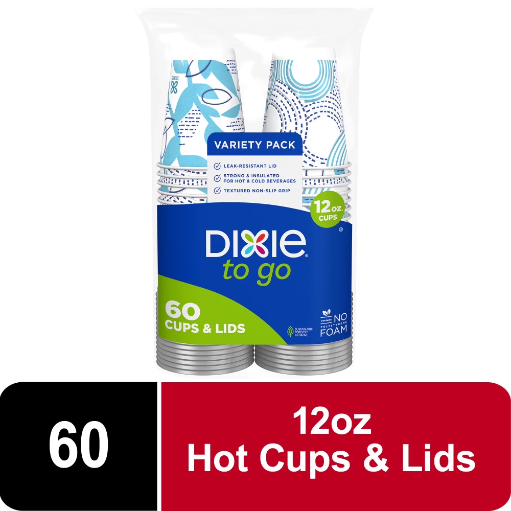 Disposable Paper Cups 12 oz 60 - Coffee Tea Drinks avaliação e preço