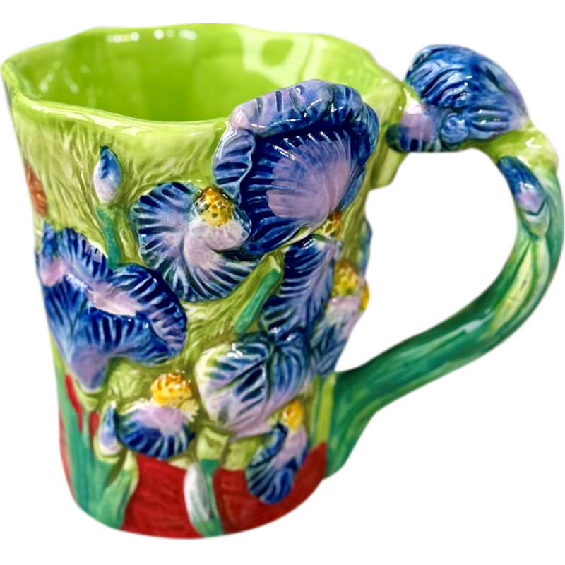 Creative Blue Floral Ceramic C - Coffee Tea Van avaliação e preço