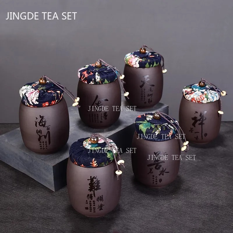 Chinese Purple Sand Small Tea  - Coffee Tea Jar Set avaliação e preço