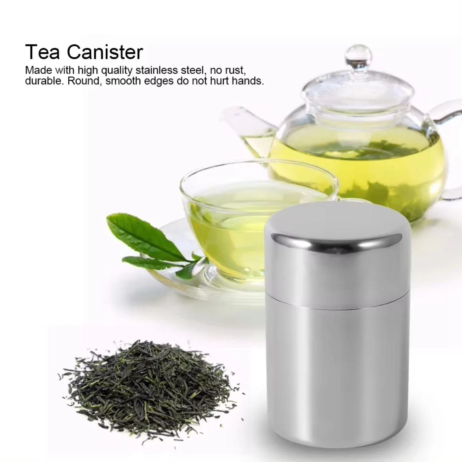Stainless Steel Tea Leaf Tins  - Coffee Leaves Tea avaliação e preço
