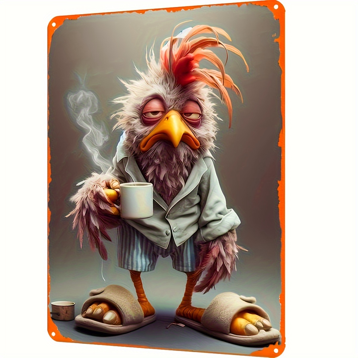 Charming Vintage Chicken in Sl - Mug Tea Coffee avaliação e preço