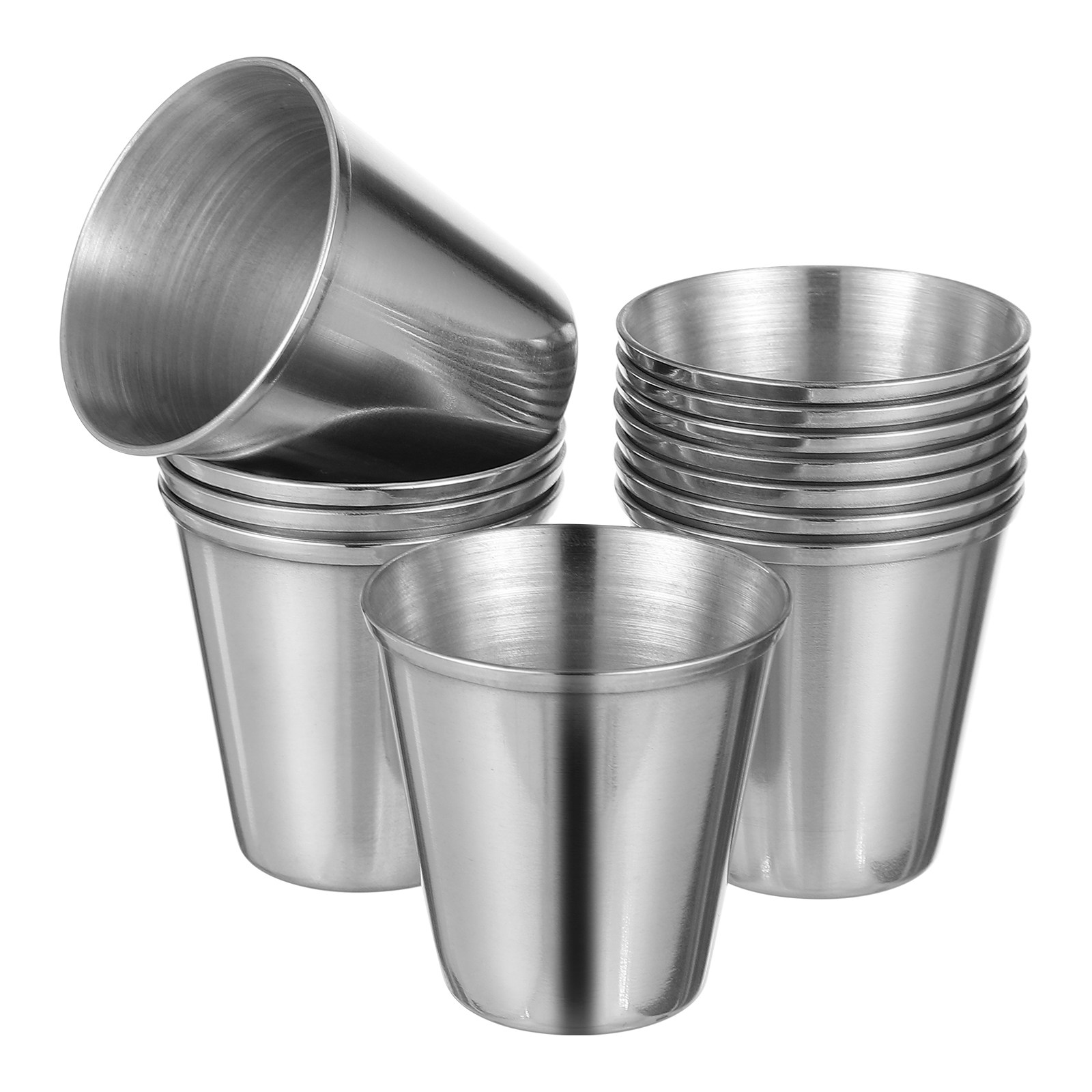 12Pcs Stainless Steel Spirits  - Coffee Tea Vodka avaliação e preço