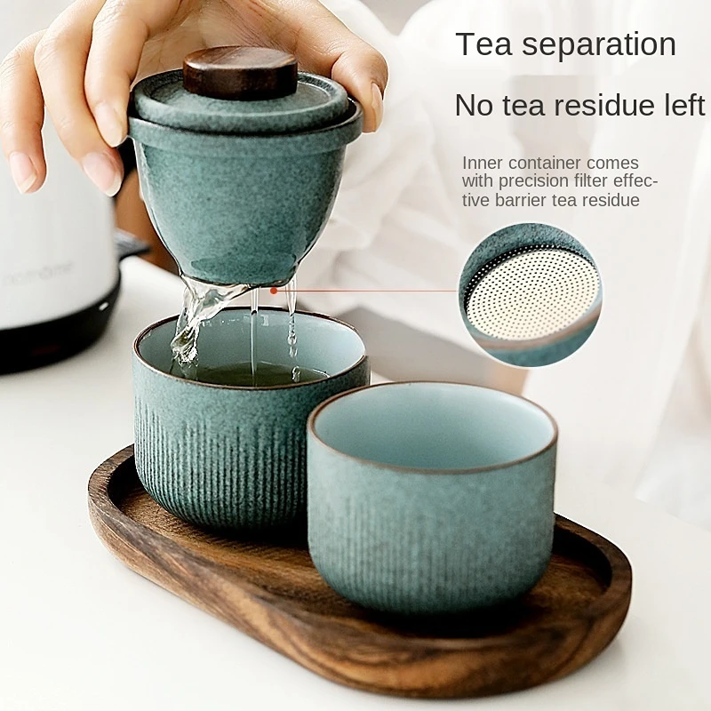 Travel Kung Fu Tea Set Outdoor - Coffee Tea Or avaliação e preço