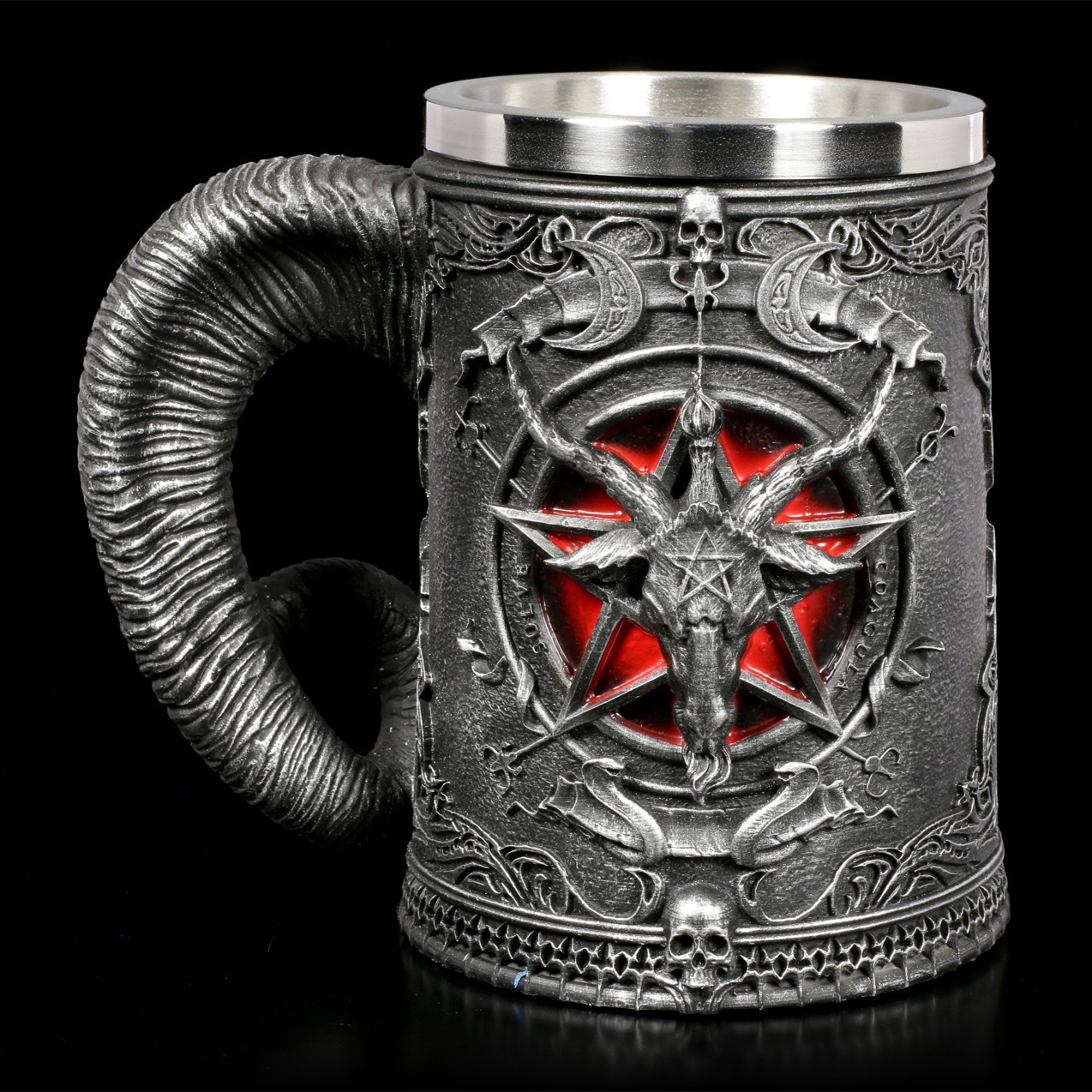 Baphomet Beer Glass Buffmet Re - Mug Tea Coffee avaliação e preço