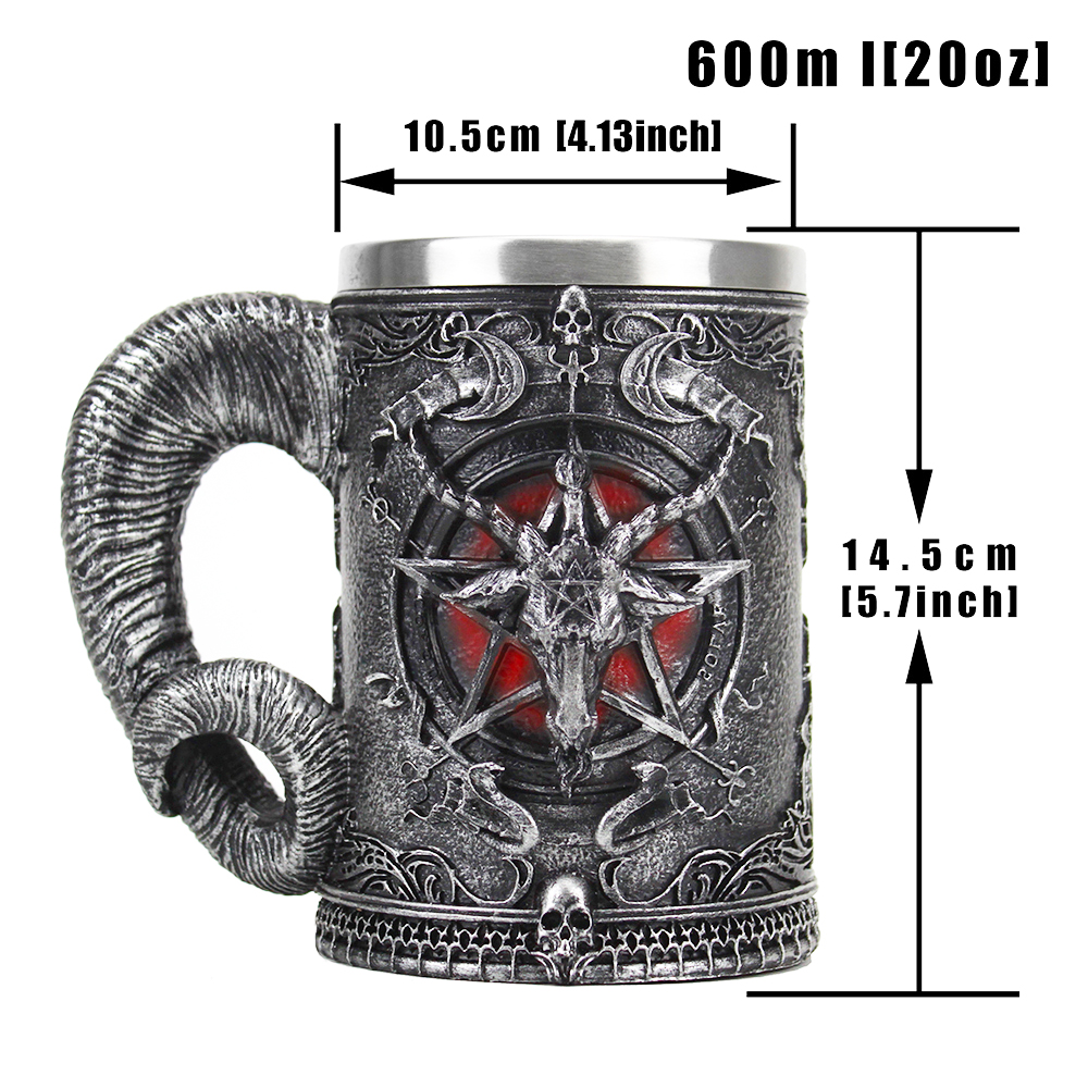 Baphomet Beer Glass Buffmet Re - Mug Tea Coffee avaliação e preço