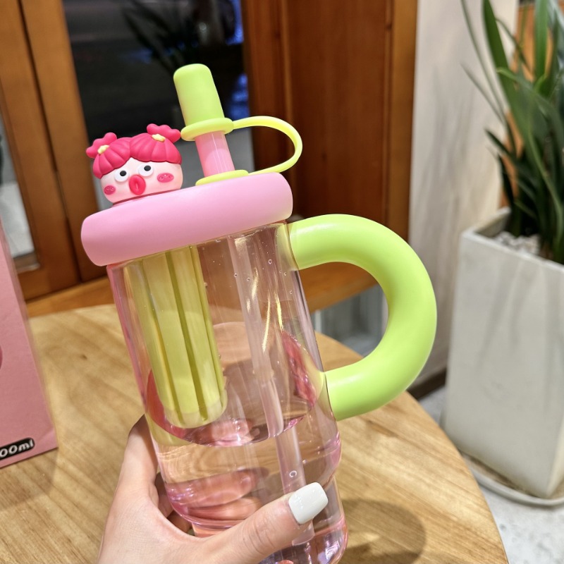 Portable Straw Water Bottle Cu - Coffee Tea Equipment avaliação e preço