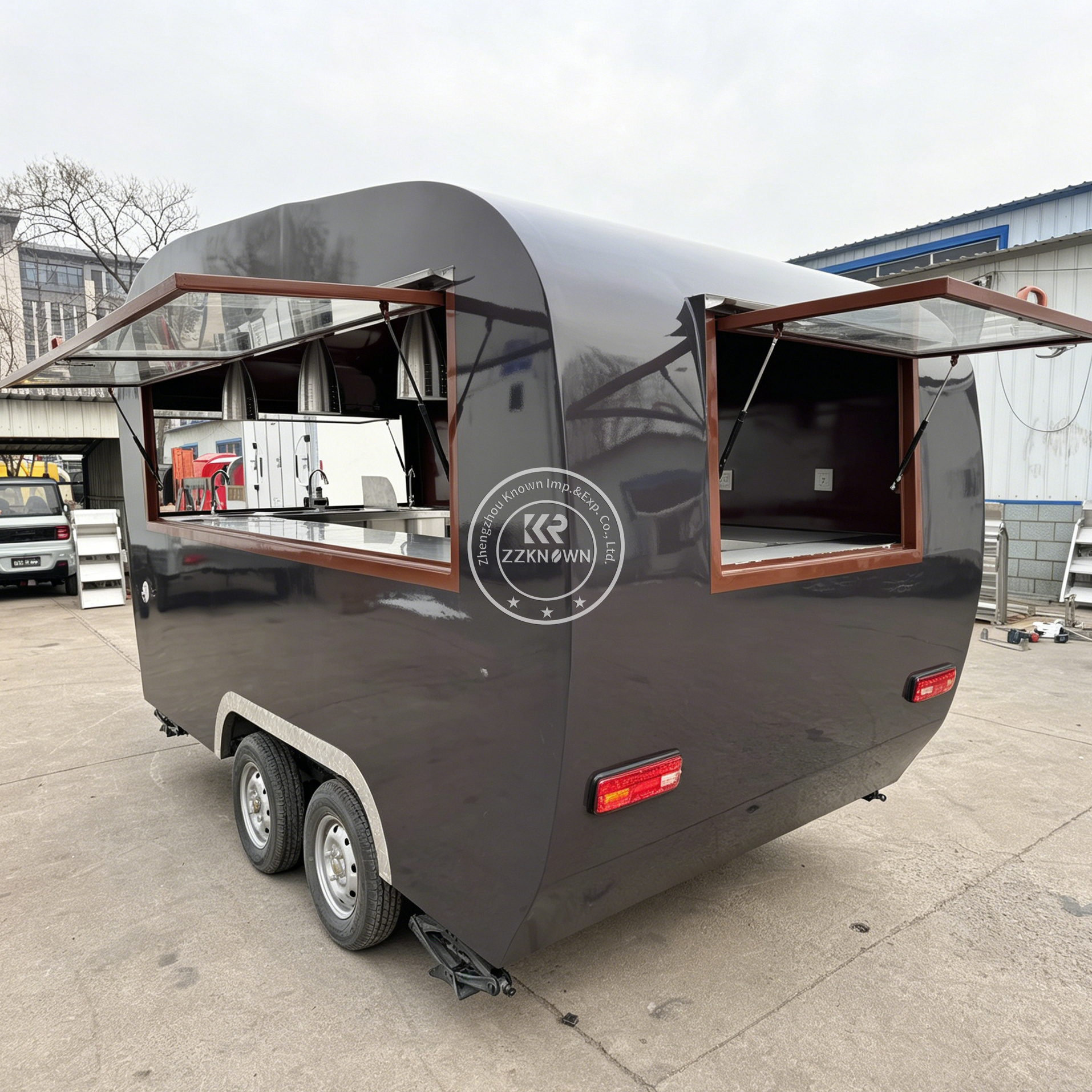 Street Stainless Steel Mobile  - Coffee Tea Van avaliação e preço