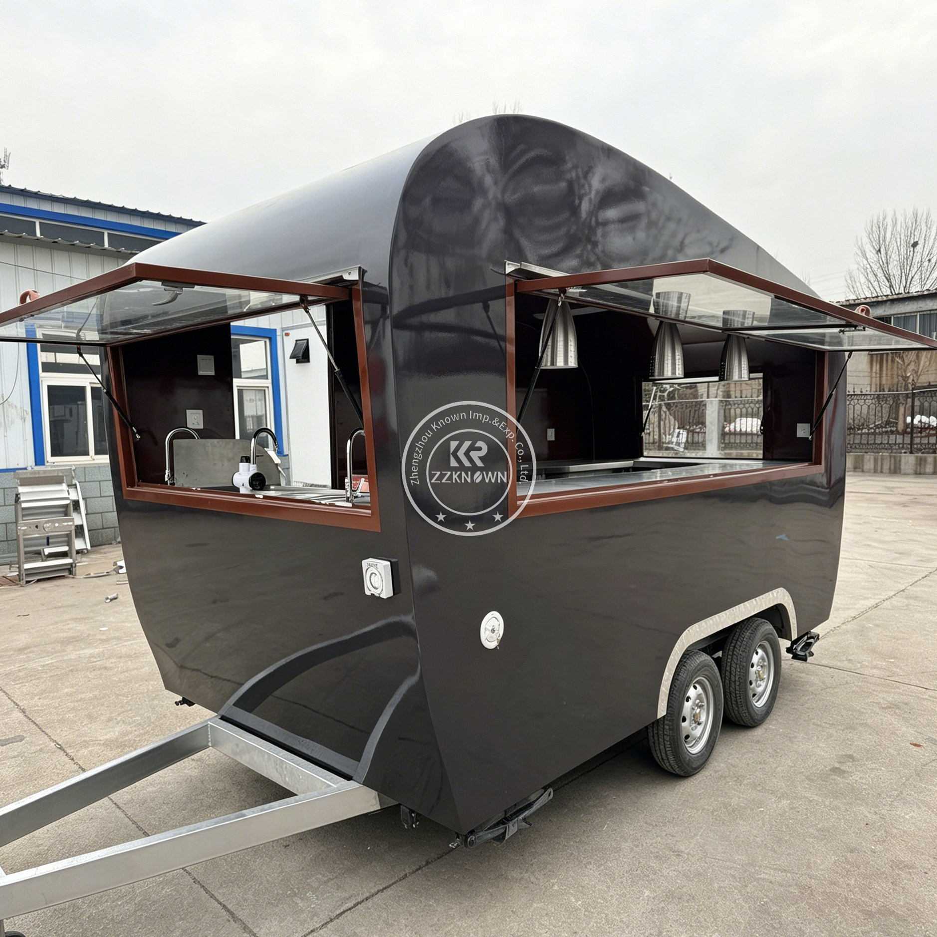 Street Stainless Steel Mobile  - Coffee Tea Van avaliação e preço