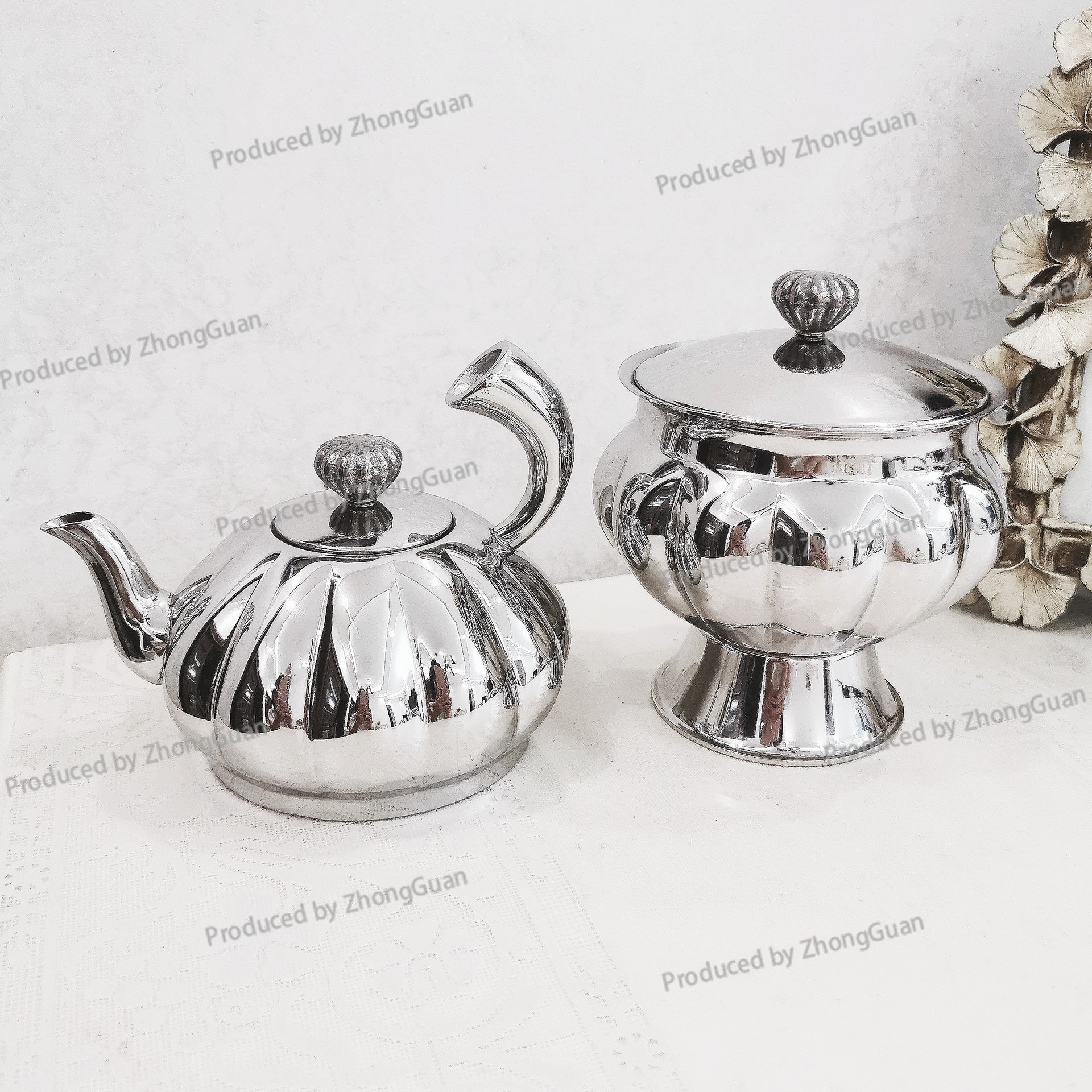 304 Stainless Steel Creative D - Coffee Tea Jar Set avaliação e preço